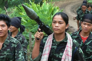 Kuki militants in Manipur