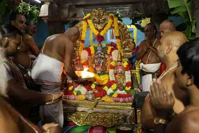 Tiruvadipuram Sattumora, Purusaivari Totsavam observed in Tirumala.