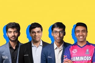 Gukesh, Anand, Praggnanandhaa and Ashwin.
