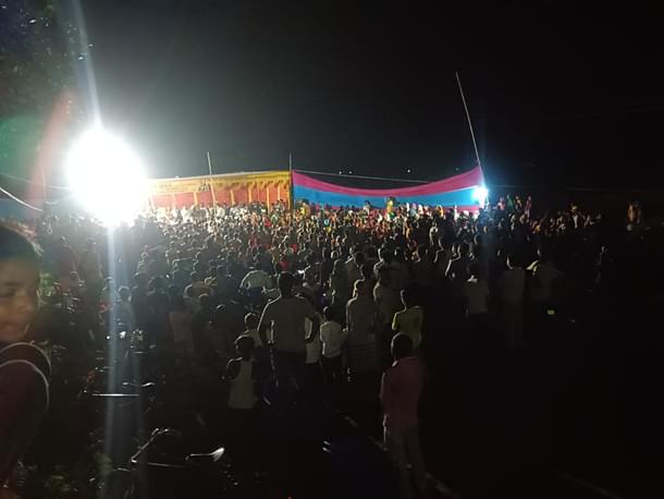 Around 8:30 PM in Mahaddipur