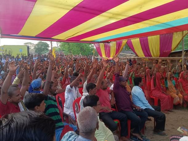 People responding to his calls.