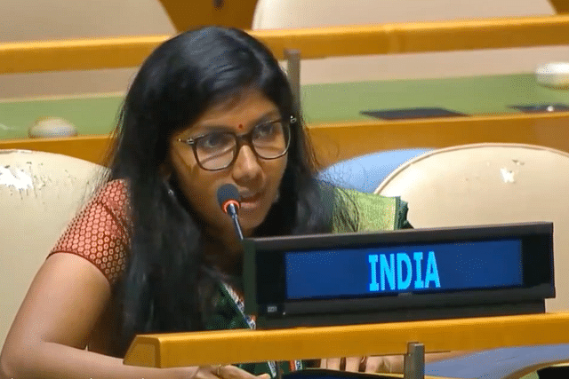 India's First Secretary to UN Bhavika Mangalanandan