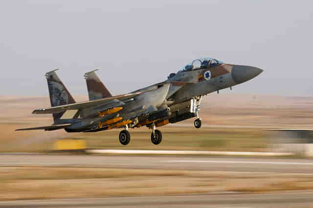 Israel's F-15 fighter jet. 