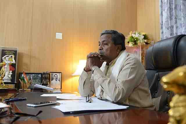 Karnataka Chief Minister Siddaramaiah. (Hemant Mishra/Mint via Getty Images) 