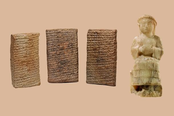 Cuneiform inscriptions of ‘The Exaltation of Inanna’ and Priestess-composer Enheduanna