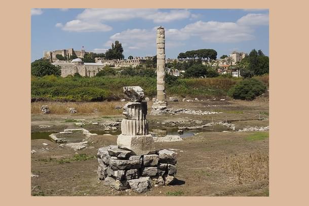 Temple of Artemis at Ephesus today.