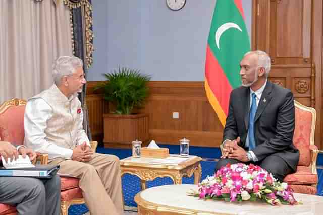 Mohamed Muizzu with EAM Dr S Jaishankar