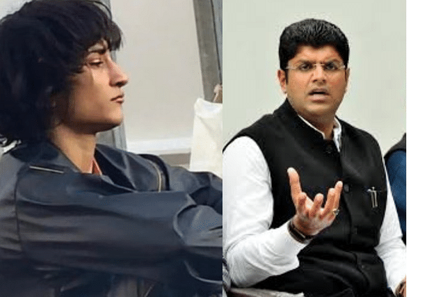 Vinesh Phogat and Dushyant Chautala