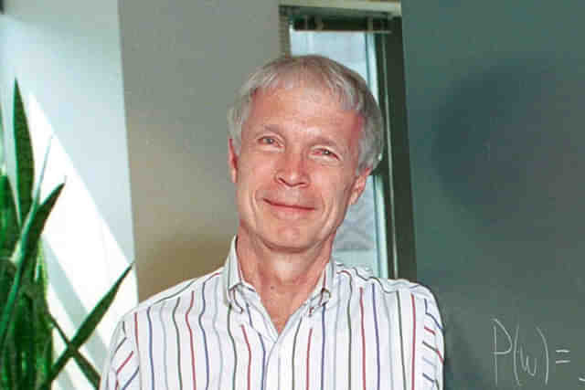 John J Hopfield wrote about what physics is to him in a 2014 paper (Photo by Denise Applewhite, Office of Communications/Princeton Neuroscience Institute)