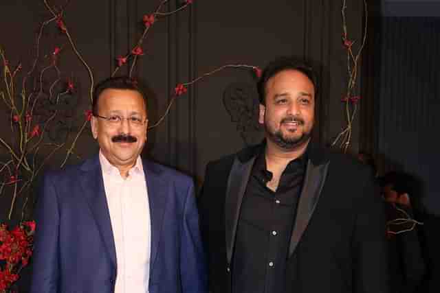 Baba Siddique and son Zeeshan