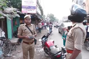 Police deployment in Bahraich after communal violence