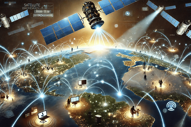 Image representing satellite broadband, created using ChatGPT