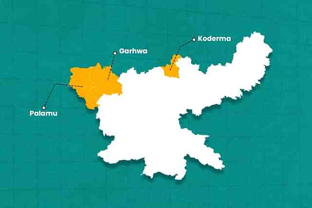 Koderma, Garwha, and Palamu districts of Jharkhand.