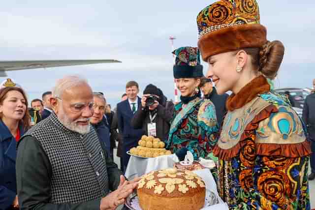 PM Modi reaches Russia