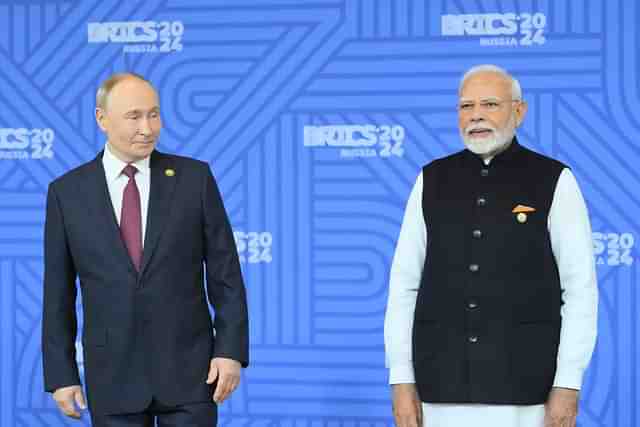 PM Modi with Russian President Vladimir Putin at 16th BRICS Summit