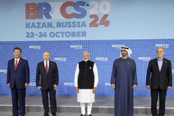 PM Modi with other BRICS leaders