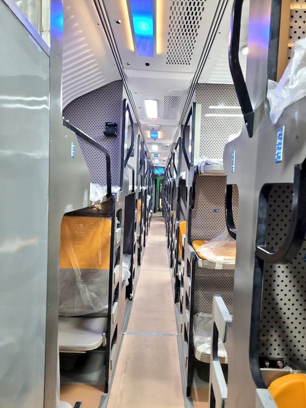 Inside Vande Bharat Sleeper (X)