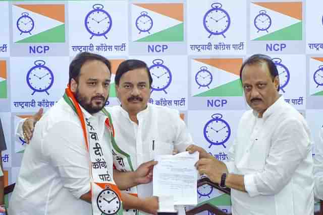 Zeeshan Siddique joins Ajit Pawar's NCP