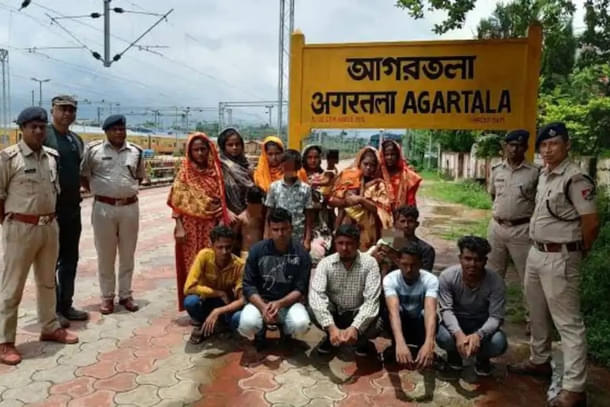 Bangladeshi Muslim infiltrators caught at Tripura's Agartala railway station