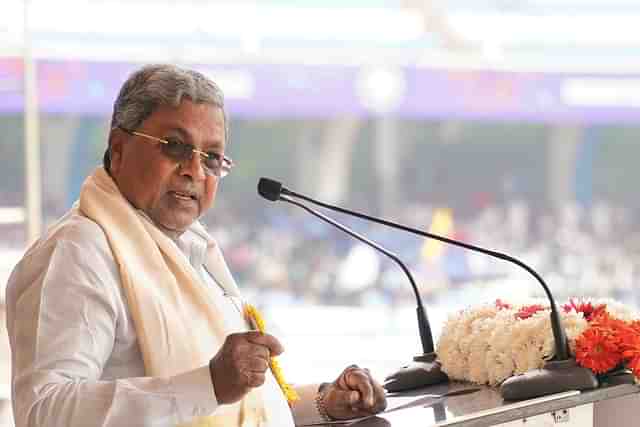 Karnataka CM Siddaramaiah in Rajyotsava celebration