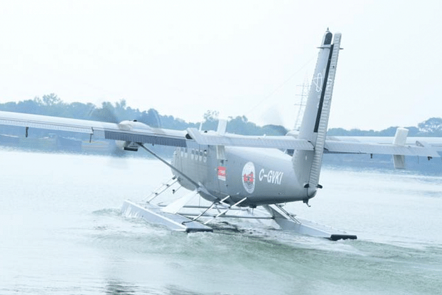 Seaplane demo flight