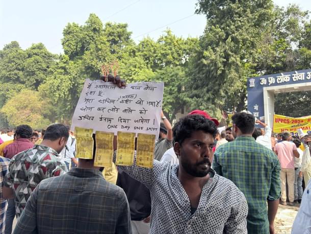Most protestors were agitated with the department officials.