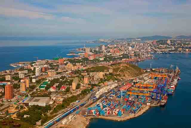 Chennai-Vladivostok Maritime Corridor spans 5,600 nautical miles and serves as a vital conduit between South Asia and the Russian Far East. (Wikipedia)