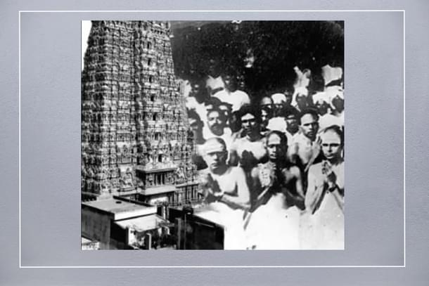 Madurai Temple Entry led by Vaidhyanatha Iyer.