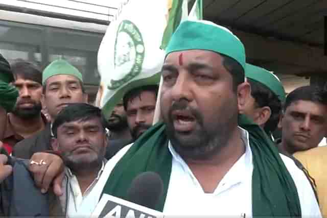 Protesting farmers