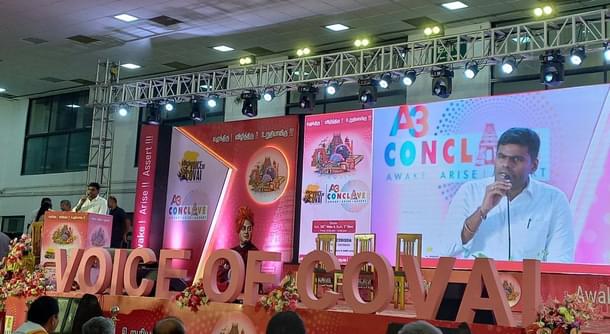 The A3 conclave marked Annamalai's return to state politics (Swarajya)