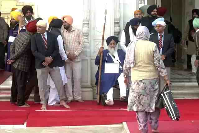 Sukhbir Singh Badal at Golden Temple