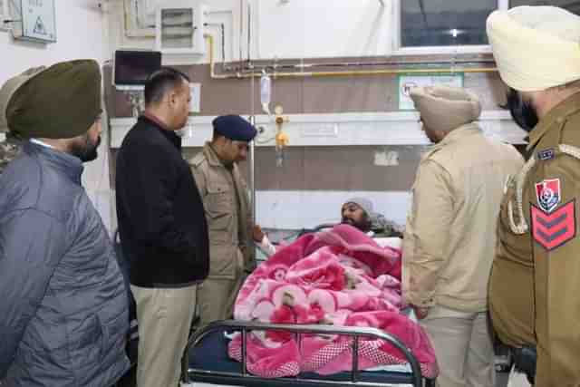 Injured police personnel admitted to Punjab hospital
