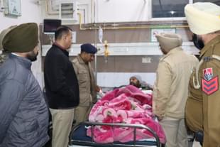 Injured police personnel admitted to Punjab hospital