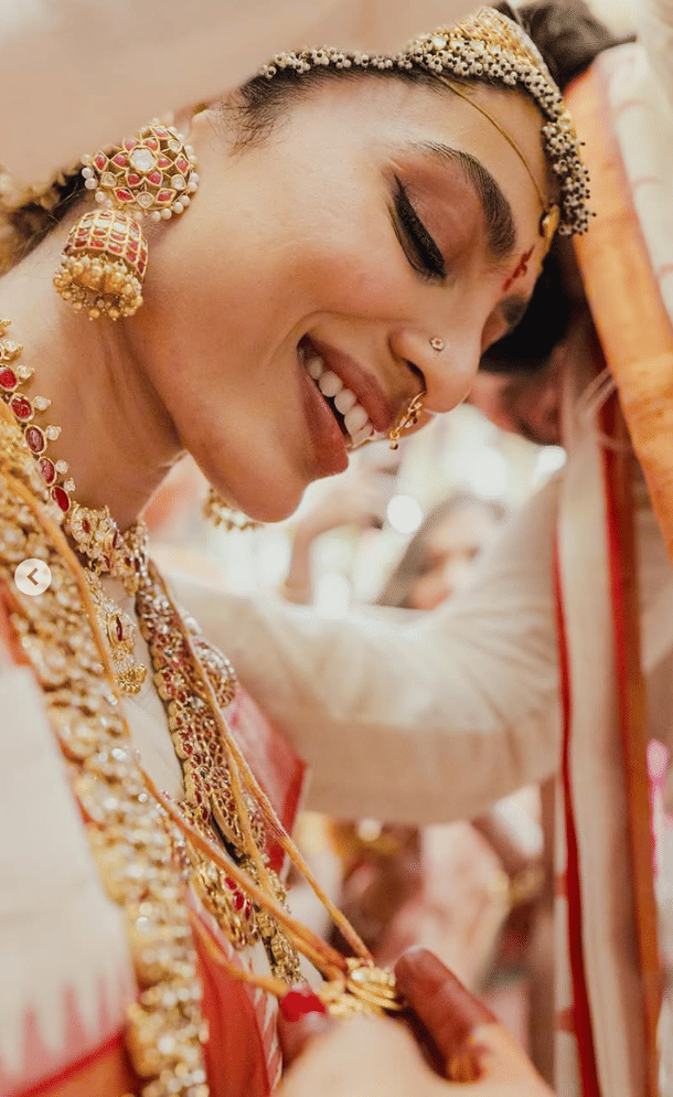 Sobitha with the Thaali