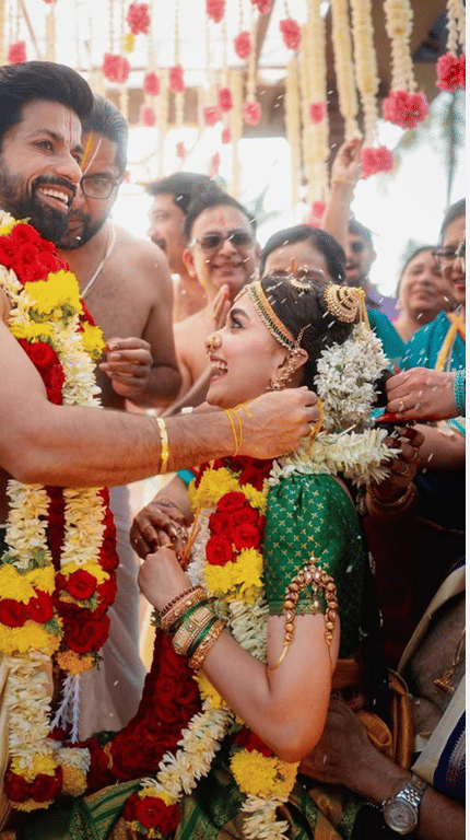 Kreethy Suresh sporting the Andal Kodai and a Vanki