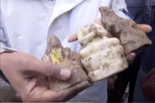 Three idols found near Shiv-Hanuman temple