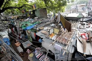 Slum in Delhi