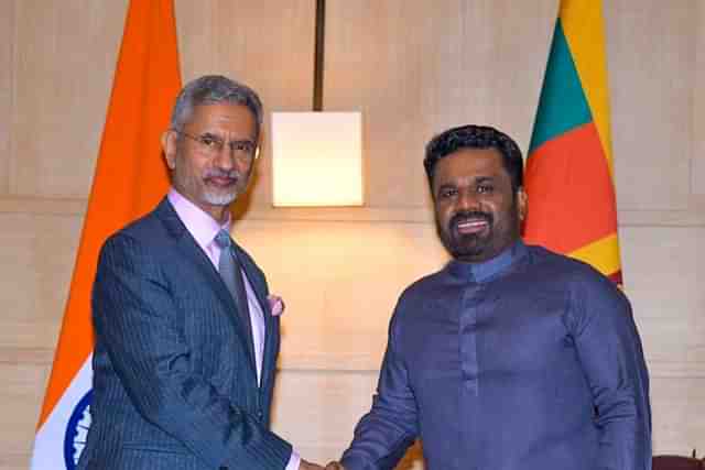 Dr S Jaishankar with Sri Lankan President Dissanayake