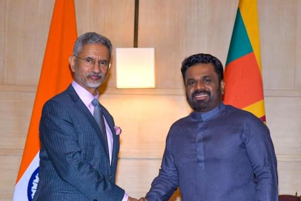 Dr S Jaishankar with Sri Lankan President Dissanayake