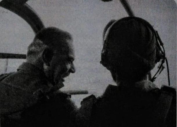 Sagat Singh on aerial reconnaissance. (@SurajPrSingh/X)