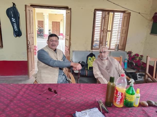 Sanjay Shukla Ji with fellow senior member