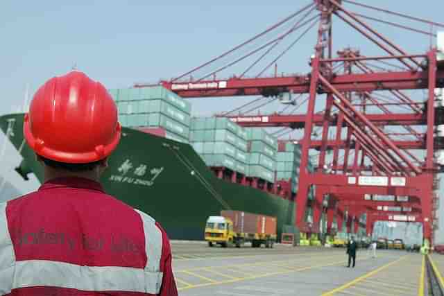  Jawaharlal Nehru Port Trust.  Photo credit: INDRANIL MUKHERJEE/AFP/GettyImages 