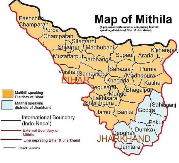 Mithila map (Wikimedia Commons)