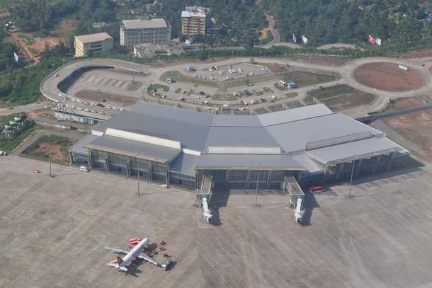Aerial view of Mangaluru Airport