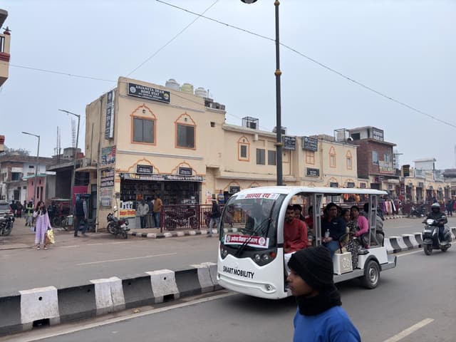 Golfcarts have been helpful in short distance travel for visitors.