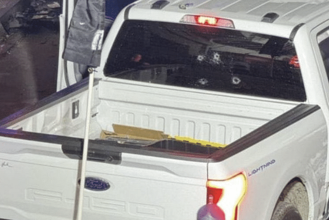 The truck used by ISIS terrorist Shamsuddin Jabbar in the New Orleans ramming-shooting attack