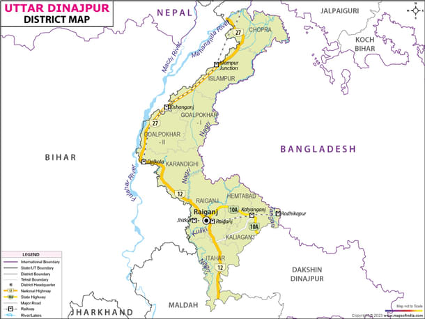 Few areas of Surjapur Pargana in West Bengal