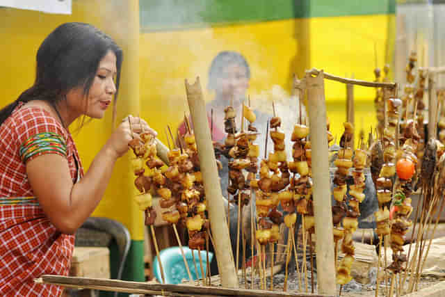 Meat plays a central role in the Magh Bihu festival (Image for representation) (Photo: Javed Hussain 37/Wikimedia Commons)