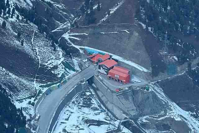 Aerial view of Z-Morh tunnel entrance