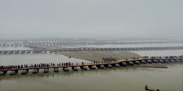 Bridges lined up over the river (Ankit Saxena/Swarajya)